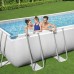 Каркасный прямоугольный бассейн Bestway 640x274x132 см с песчаным фильтром и аксессуарами, арт. 5612B