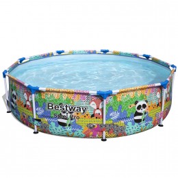 Круглый каркасный бассейн Bestway 5612F с рисунком 274x66 см
