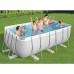 Каркасный прямоугольный бассейн Bestway 412x201x122 см с песчаным фильтром и лестницей, арт. 56457