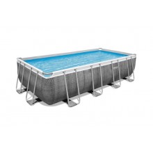 Каркасный прямоугольный бассейн Bestway 488x244x122 см с фильтром и аксессуарами, арт. 56996