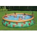 Надувной круглый бассейн Bestway Paradise Palms 457x84 см с фильтром, арт. 57416