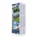 Каркасный прямоугольный бассейн Bestway Power Steel 412x201x122 см с фильтром и лестницей, арт. 56722