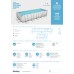 Каркасный прямоугольный бассейн Bestway 640x274x132 см с песчаным фильтром и аксессуарами, арт. 5612B