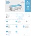 Каркасный прямоугольный бассейн Bestway 412x201x122 см с песчаным фильтром и лестницей, арт. 56457