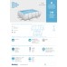 Каркасный прямоугольный бассейн Bestway 282x196x84 см с фильтром и аксессуарами, арт. 56629