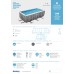 Каркасный прямоугольный бассейн Bestway Power Steel 412x201x122 см с фильтром и лестницей, арт. 56722