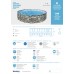 Каркасный круглый бассейн Bestway 610x132 см с фильтром и аксессуарами, арт. 56883