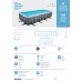 Каркасный прямоугольный бассейн Bestway 488x244x122 см с фильтром и аксессуарами, арт. 56996