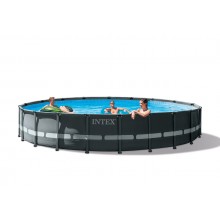 Каркасный круглый бассейн Intex Ultra XTR 610x122 см с песчаным фильтром и аксессуарами, арт. 26334