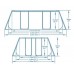 Каркасный прямоугольный бассейн Bestway 282x196x84 см с фильтром и аксессуарами, арт. 56629
