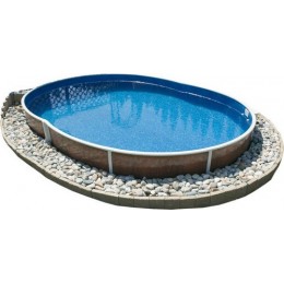 Овальный морозоустойчивый бассейн Azuro 404DL 550х370х125 см