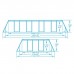 Каркасный прямоугольный бассейн Bestway 549x274x122 см с фильтром и аксессуарами, арт. 56465