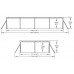 Каркасный прямоугольный бассейн Bestway Steel Pro 400x211x81 см, арт. 56405