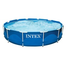 Каркасный круглый бассейн Intex Metal Frame 366x76 см, арт. 28210