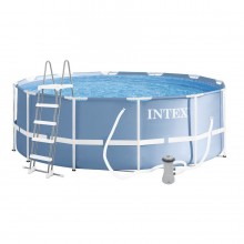 Каркасный круглый бассейн Intex Prism Frame 366x99 см с фильтром и лестницей, арт. 26716