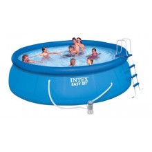 Надувной круглый бассейн Intex Easy Set 457x122 см с фильтром и аксессуарами, арт. 26168