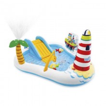 Надувной водный игровой центр Intex Рыбалка 218x188x99 см с игрушками, арт. 57162