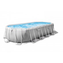 Каркасный овальный бассейн Intex Prism Frame Oval 503x274x122 см с фильтром и аксессуарами, арт. 26796