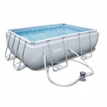 Каркасный прямоугольный бассейн Bestway 282x196x84 см с фильтром и аксессуарами, арт. 56629